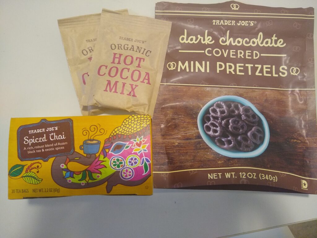 お菓子と飲み物